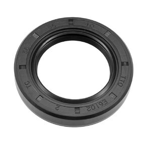 uxcell Oil Seal, TC 35mm x 60mm x 10mm Nitrile Rubber Cover Double Lip with Spring for Bearing Shaft, Black Pack of 1