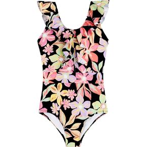Kanu Surf Girls Gianna Beach Sport Ruffle One Piece Swimsuit