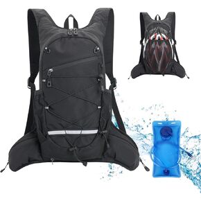 Hydration Backpack 20L with Water Bladder，Hydration Pack, Lightweight Hydration Vest Bag Pack for Outdoor Cycling Marathon Running Skiing Camping Climbing for Men and Women