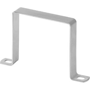 10 Pcs 4"Square Tube Strap Clamp,Stainless steel 304 Thickness 1.3mm U Shape Pipe Clamp Accept for 4x4 Inches Square Pipe,Inner Width:4"(102mm)