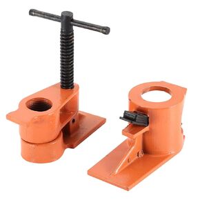 Wood Gluing Pipe Clamp, 1 Inch Quick Release Woodworking Bar Clamp Cast Steel Workbench Pipe Clamp for Carpenter Woodworker DIY Wood Working