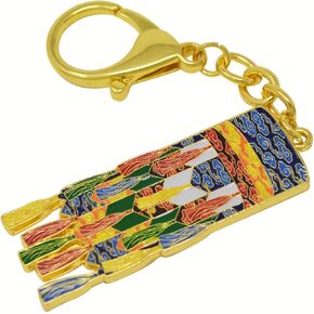 Feng Shui ""WINNING LUCK"" Victory Banner Good Luck Success Amulet Keychain, Small