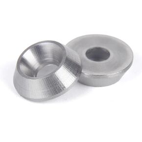 5 Pcs M6 x 16mm 304 Stainless Steel Fasteners Hardware Concave and Convex Gasket Fisheye Rugged Gasket Cone Bowl Shape Countersunk Solid Metal Finishing Cup Washers
