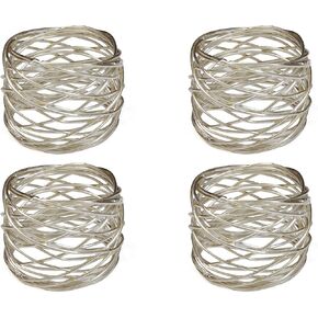 Yourtablecloth Napkin Rings or Napkin Holders – Enhanced & Appealing Table Décor for Weddings, Parties, Christmas, New Year or Every Day Use – Wooden Napkin Rings – Set of 6