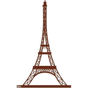 Cardboard People Paris Arc de Triomphe Life Size Cardboard Cutout Standup - Paris Party Theme