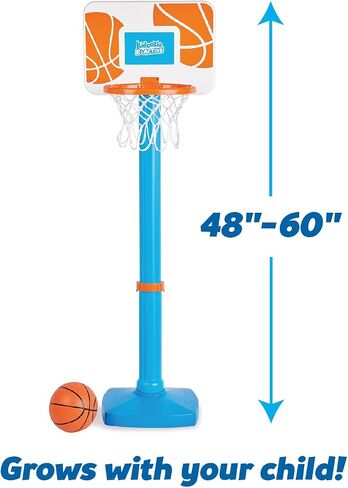 Kidoozie EZ-Adjust T-Ball Set - Height-Adjustable T-Ball Set for Kids - Soft Foam Bat and 3 Tee Balls Included, Medium in Saudi Arabia