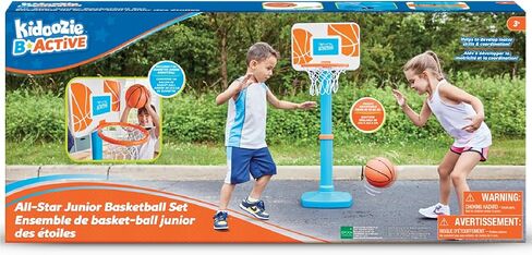 Kidoozie EZ-Adjust T-Ball Set - Height-Adjustable T-Ball Set for Kids - Soft Foam Bat and 3 Tee Balls Included, Medium in Saudi Arabia
