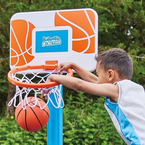 Kidoozie EZ-Adjust T-Ball Set - Height-Adjustable T-Ball Set for Kids - Soft Foam Bat and 3 Tee Balls Included, Medium in Saudi Arabia
