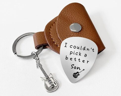 I Couldn’t Pick A Better Dad Guitar Pick, Funny Stainless Steel lettering Guitar Pick Gifts for Dad Daddy Papa Musician Guitar Player Birthday Christmas Father's Day Gifts in Saudi Arabia