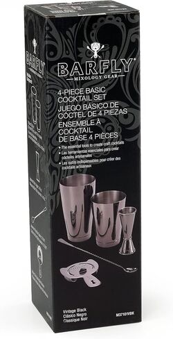 Barfly M37101 Basics Cocktail Set, 5-Piece, Stainless Steel in Saudi Arabia