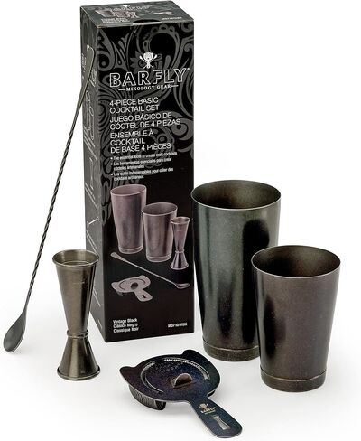 Barfly M37101 Basics Cocktail Set, 5-Piece, Stainless Steel in Saudi Arabia