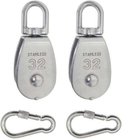 M75 Lifting Single Pulleys Block Suspension Traction Pulleys 304 Stainless Steel 1pcs in Saudi Arabia