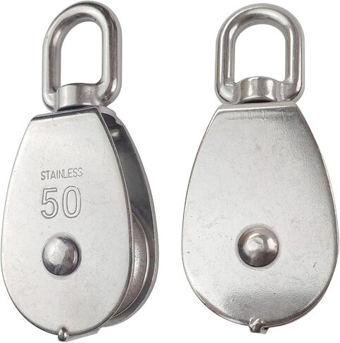 M75 Lifting Single Pulleys Block Suspension Traction Pulleys 304 Stainless Steel 1pcs in Saudi Arabia