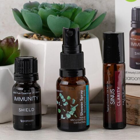 مجموعة الزيوت العطرية النقية 100% من سباروم؛ مثالية للعلاج بالروائح العطرية والناشرات وأجهزة الترطيب والعناية المنزلية، مجموعة هدايا مكونة من 8 قطع in Kuwait