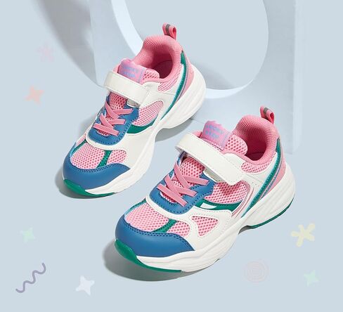 LUCKY STEP Kids Tennis Running Shoes for Children Athletic Sports Gym Lightweight Casual Walking Wide Shoes Toddler School Sneakers in Kuwait