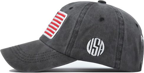 American Flag Baseball Caps Embroiderred USA Flag Patriotic Dad Hat Adjustable Trucker Hats for Men Women in Saudi Arabia