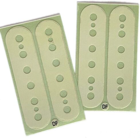 Pickup Stickers for Humbucker // DiMarzio DP100 F-Spaced - Blue in Saudi Arabia