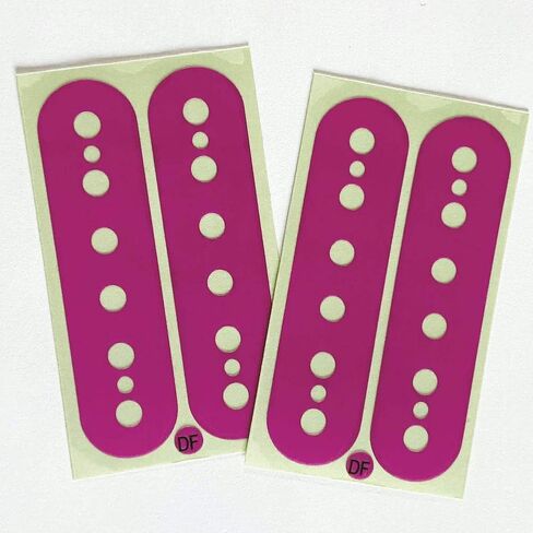 Pickup Stickers for Humbucker // DiMarzio DP100 F-Spaced - Blue in Saudi Arabia