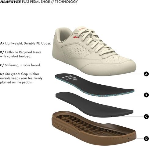 حذاء الدراجة الجبلية المسطحة للبالغين من Endura - حذاء ركوب الدراجات على طراز التزلج على الجليد in Kuwait