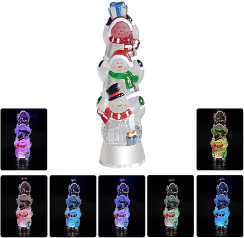 Eldnacele Halloween Pumpkin Light Snow Globe Lighted Lamp with 6H Timer, Battery Operated Spinning Water Glittering Swirling Tornado Lights Tabletop Halloween Decoration Celebration Parties in Saudi Arabia