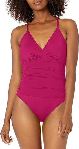 La Blanca Women's Standard Island Goddess Underwire Double Strappy Back One Piece Swimsuit in Kuwait