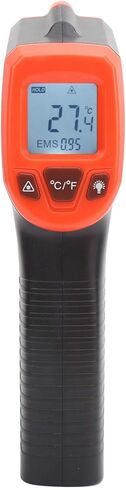 مسدس قياس درجة الحرارة، ميزان حرارة بالأشعة تحت الحمراء، ميزان حرارة صناعي، مع شاشة LCD GM320S لسطح أجزاء محرك أنابيب الماء الساخن (برتقالي)، موازين حرارة بالأشعة تحت الحمراء والليزر in Kuwait