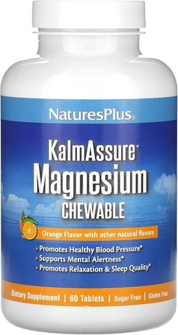 NaturesPlus KalmAssure Magnesium - 240 كبسولة نباتية - سيترات المغنيسيوم عالية التوافر الحيوي - يدعم استرخاء الأعصاب والعضلات - 60 وجبة in Saudi Arabia