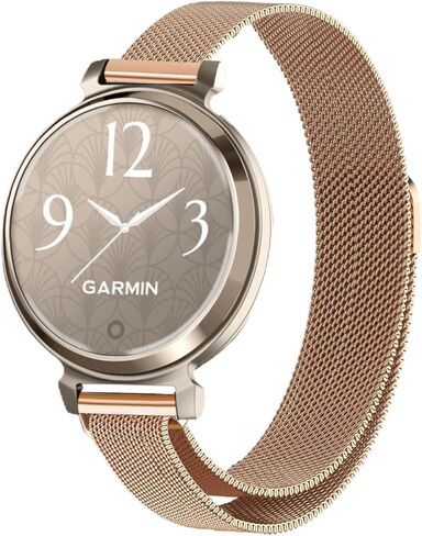 عصابات ساعة معدنية شبكية لفرقة Garmin Lily 2. سوار من الفولاذ المقاوم للصدأ متوافق مع Garmin Lily 2 للنساء فقط in Kuwait