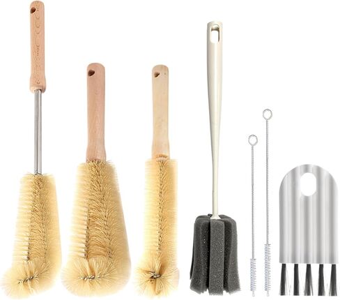 Bottle Brush Cleaner 6 Pack Bottle Cleaner Brush Set TAISOCA Water Bottle Brushes for Cleaning Water Bottle Straws Kettle (6 Pack) in Kuwait