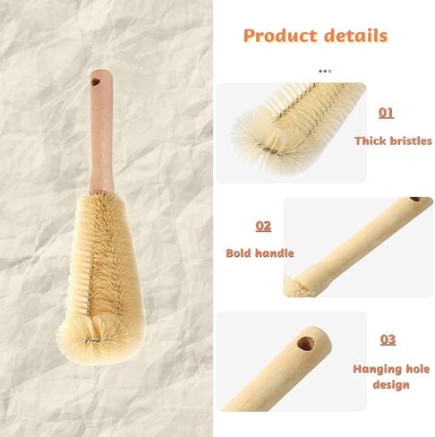 Bottle Brush Cleaner 6 Pack Bottle Cleaner Brush Set TAISOCA Water Bottle Brushes for Cleaning Water Bottle Straws Kettle (6 Pack) in Kuwait