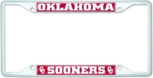 FANMATS 43700 University of Georgia Bulldogs License Plate Frame - White – Easy Installation on Truck, SUV, Car - Ideal Gift for Die Hard NCAA Fan in Saudi Arabia