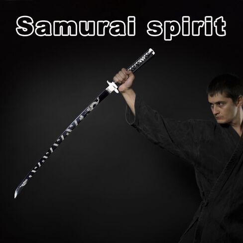 1065/1095/ high Carbon Steel,Handmade Heat Tempered Full Hand Forged Traditional Samurai Sword,Japanese Katana Sword Real Authentic,Full Tang,Functional,Real Weapon for Enthusiasts and Collectors… in Saudi Arabia