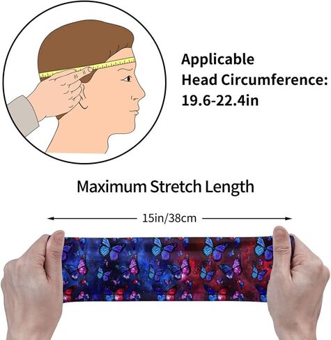 Unisex Headband Sports Sweatbands Hair Band in Saudi Arabia