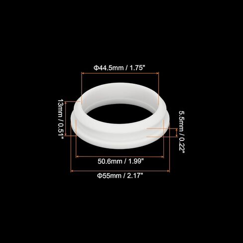 MECCANIXITY 2Pcs Snap Rubber Grommet Plug Mount Dia 38.6mm ID 32.5mm Seal Anti-Scratch for Electrical Box Cable Pipe Black in Saudi Arabia