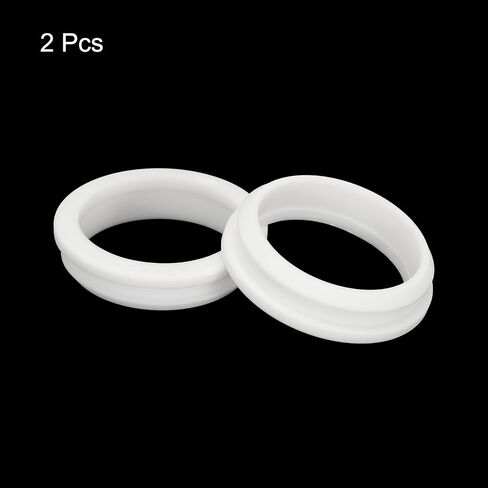 MECCANIXITY 2Pcs Snap Rubber Grommet Plug Mount Dia 38.6mm ID 32.5mm Seal Anti-Scratch for Electrical Box Cable Pipe Black in Saudi Arabia