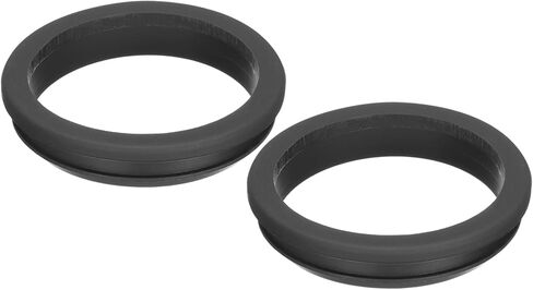 MECCANIXITY 2Pcs Snap Rubber Grommet Plug Mount Dia 38.6mm ID 32.5mm Seal Anti-Scratch for Electrical Box Cable Pipe Black in Saudi Arabia