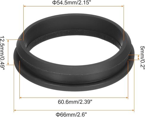 MECCANIXITY 2Pcs Snap Rubber Grommet Plug Mount Dia 38.6mm ID 32.5mm Seal Anti-Scratch for Electrical Box Cable Pipe Black in Saudi Arabia