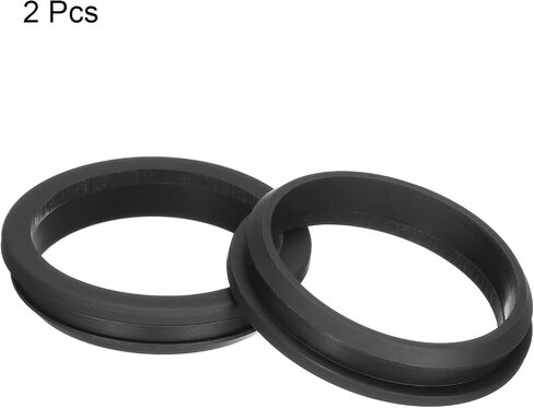 MECCANIXITY 2Pcs Snap Rubber Grommet Plug Mount Dia 38.6mm ID 32.5mm Seal Anti-Scratch for Electrical Box Cable Pipe Black in Saudi Arabia