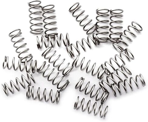 Musiclily Pro 10x4.5mm Steel Spring for Electric Guitar Bass Bridge Saddle, Black (Set of 20) in Saudi Arabia