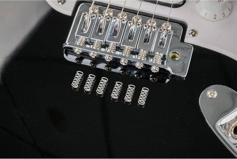 Musiclily Pro 10x4.5mm Steel Spring for Electric Guitar Bass Bridge Saddle, Black (Set of 20) in Saudi Arabia