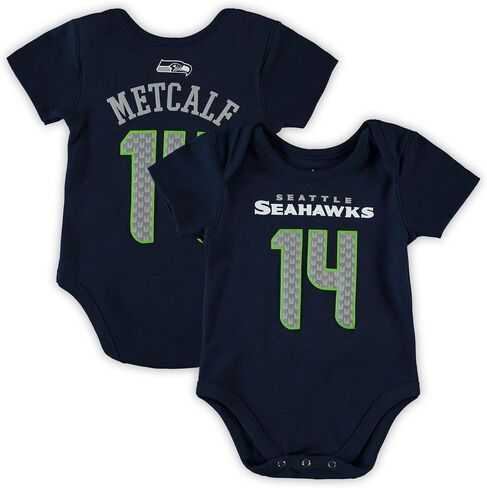 Outerstuff Infant Mitchell Trubisky Navy Chicago Bears Mainliner Name and Number Bodysuit in Saudi Arabia