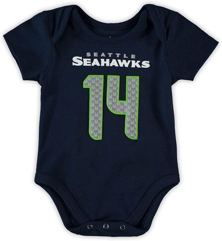Outerstuff Infant Mitchell Trubisky Navy Chicago Bears Mainliner Name and Number Bodysuit in Saudi Arabia