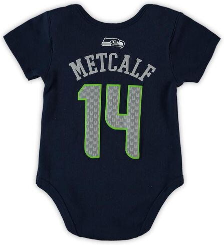 Outerstuff Infant Mitchell Trubisky Navy Chicago Bears Mainliner Name and Number Bodysuit in Saudi Arabia