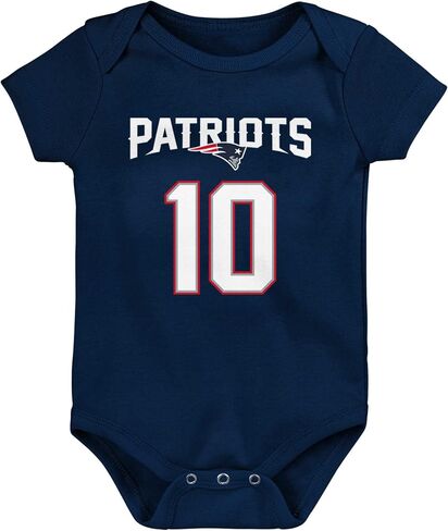 Outerstuff Infant Mitchell Trubisky Navy Chicago Bears Mainliner Name and Number Bodysuit in Saudi Arabia