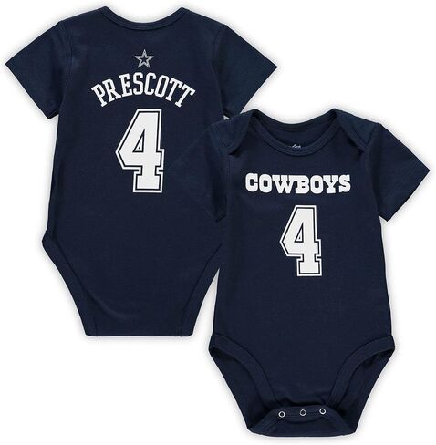 Outerstuff Infant Mitchell Trubisky Navy Chicago Bears Mainliner Name and Number Bodysuit in Saudi Arabia