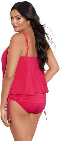 MagicSuit Women's Plus Size Swimwear Solid Susan Underwire Tummy Control One Piece Swimdress in Kuwait