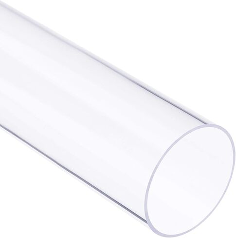 أنبوب PVC صلب وشفاف من Uxcell مقاس 1 3/16 بوصة (30 مم) معرف × 1 1/4 بوصة (32 مم) × أنبوب دائري بطول 2 قدم in Saudi Arabia