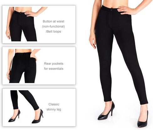 Yogipace، حلقات حزام، سروال يوجا نسائي طويل جدًا قابل للسحب، سروال ضيق للعمل، 34 بوصة، أسود، مقاس M in Kuwait