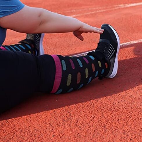 1 Pack Plus Size Compression Socks for Women and Men, 20-30mmhg Extra Large Stockings for Circulation Support in Saudi Arabia