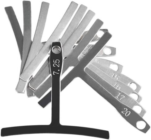 Mr.Power مجموعة مكونة من 9 مقاييس نصف قطر للجيتار و1 قطعة سلسلة جيتار مسطرة شخصية و1 دبوس جسر جيتار مجتذب in Kuwait